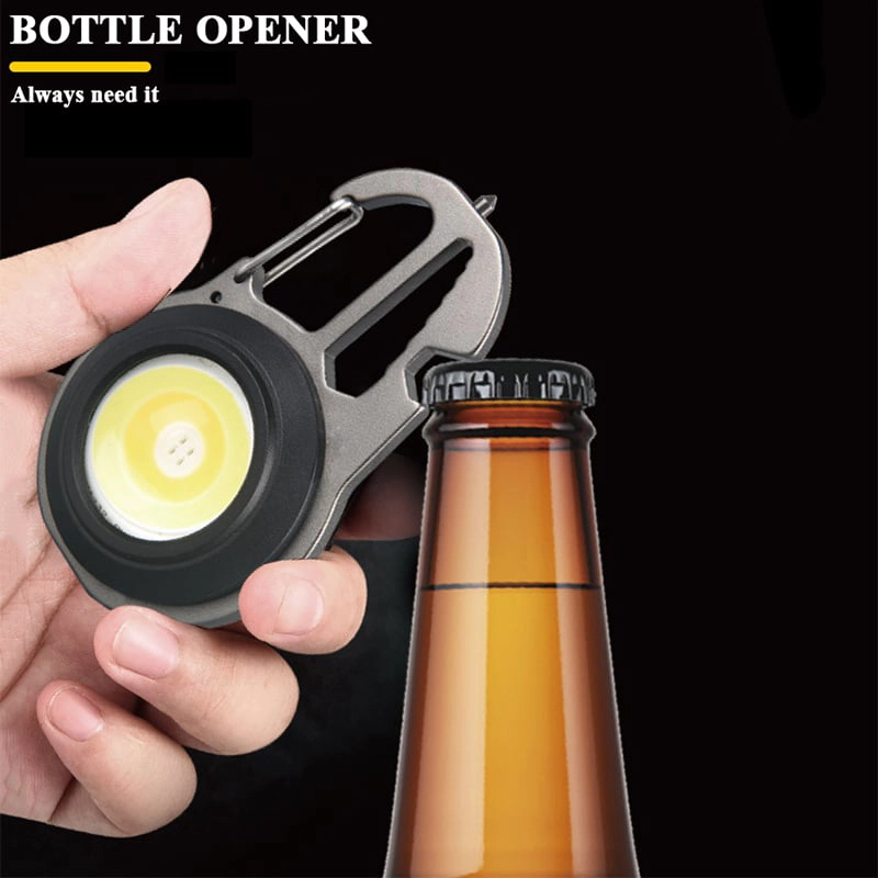 LINTERNA LLAVERO LED RECARGABLE USB PORTÁTIL LUZ RONDON - 1