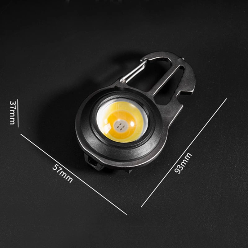 LINTERNA LLAVERO LED RECARGABLE USB PORTÁTIL LUZ RONDON - 2
