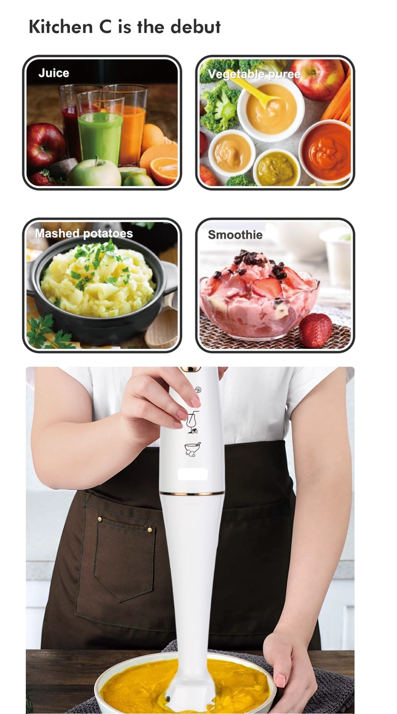 BATIDORA NUEVA MANUAL ELÉCTRICA CALIDAD INMERSIÓN COCINA RONDON - 5