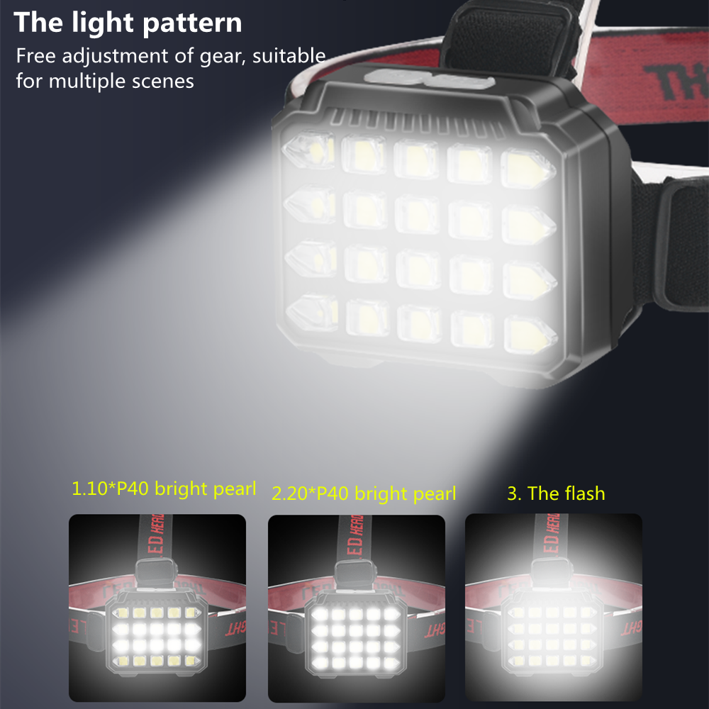 FARO LED RECARGABLE USB RESISTENTE SUPER BRILLANTE RONDON - 5