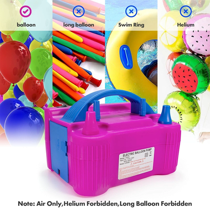 BOMBA GLOBO ELÉCTRICA PORTÁTIL INFLADOR FIESTA RONDON - 3
