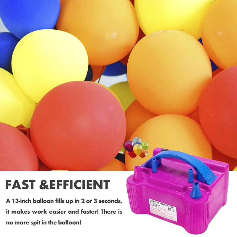 BOMBA GLOBO ELÉCTRICA PORTÁTIL INFLADOR FIESTA RONDON - 6