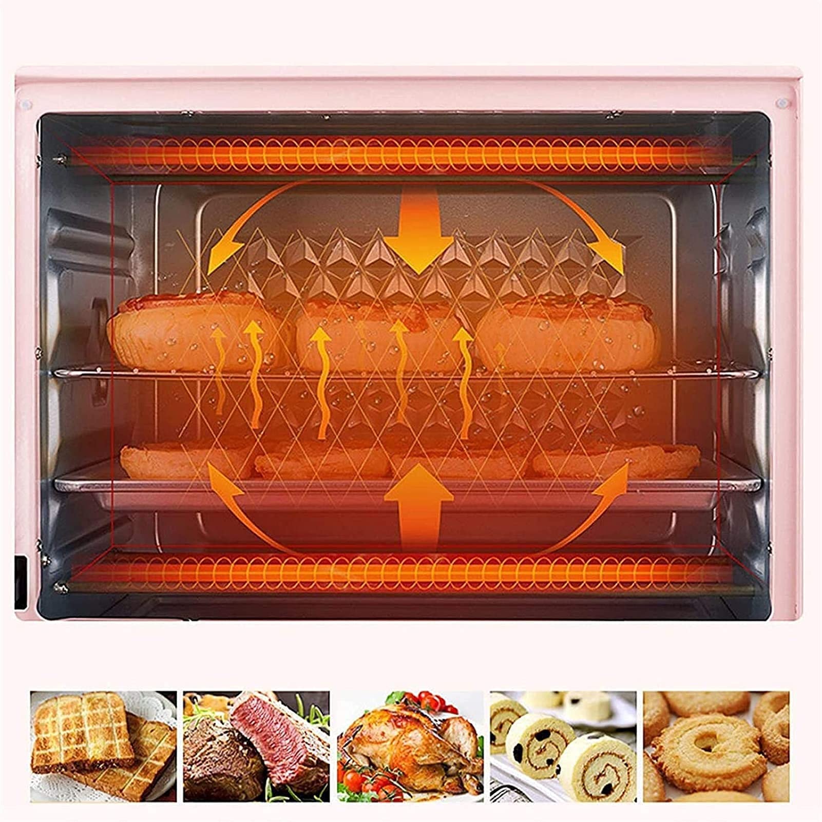 HORNO ELÉCTRICO NUEVO MULTIFUNCIONAL COCINA AUTOMÁTICO RONDON - 7