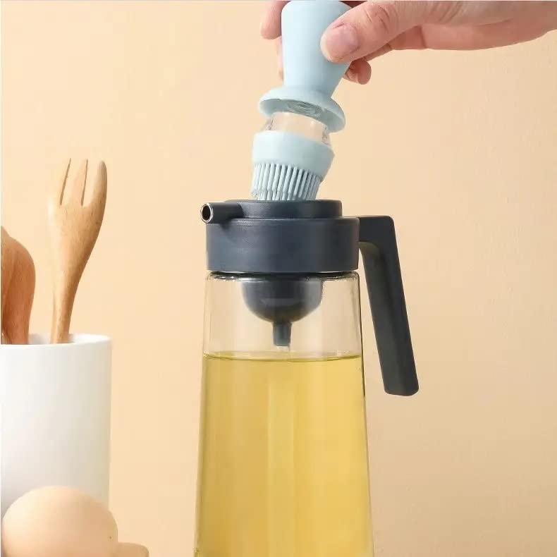 ACEITERA DISPENSADOR ANTIGOTEO BROCHA SILICONA COCINA RONDON - 3