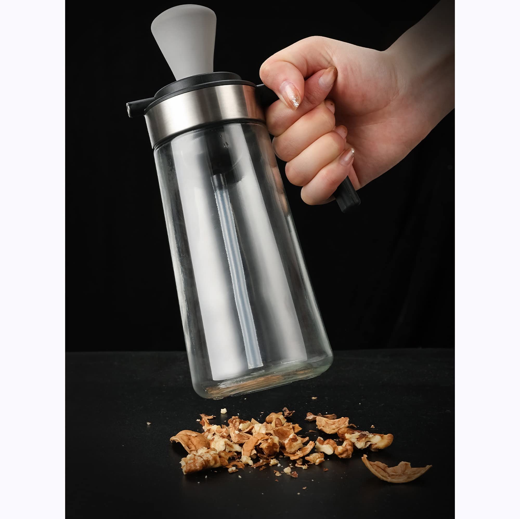 ACEITERA DISPENSADOR ANTIGOTEO BROCHA SILICONA COCINA RONDON - 6