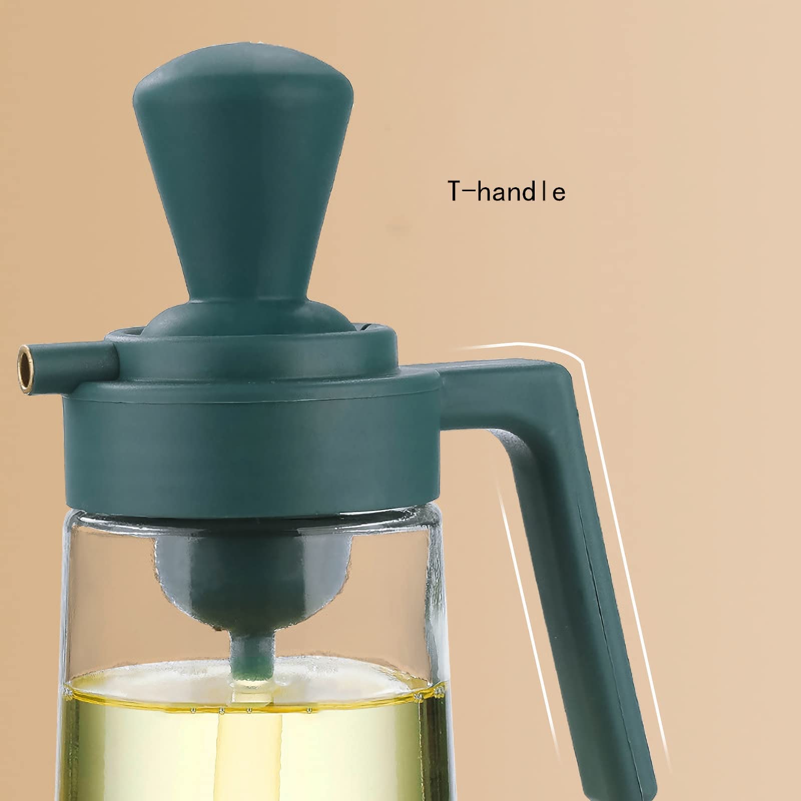 ACEITERA DISPENSADOR ANTIGOTEO BROCHA SILICONA COCINA RONDON - 9