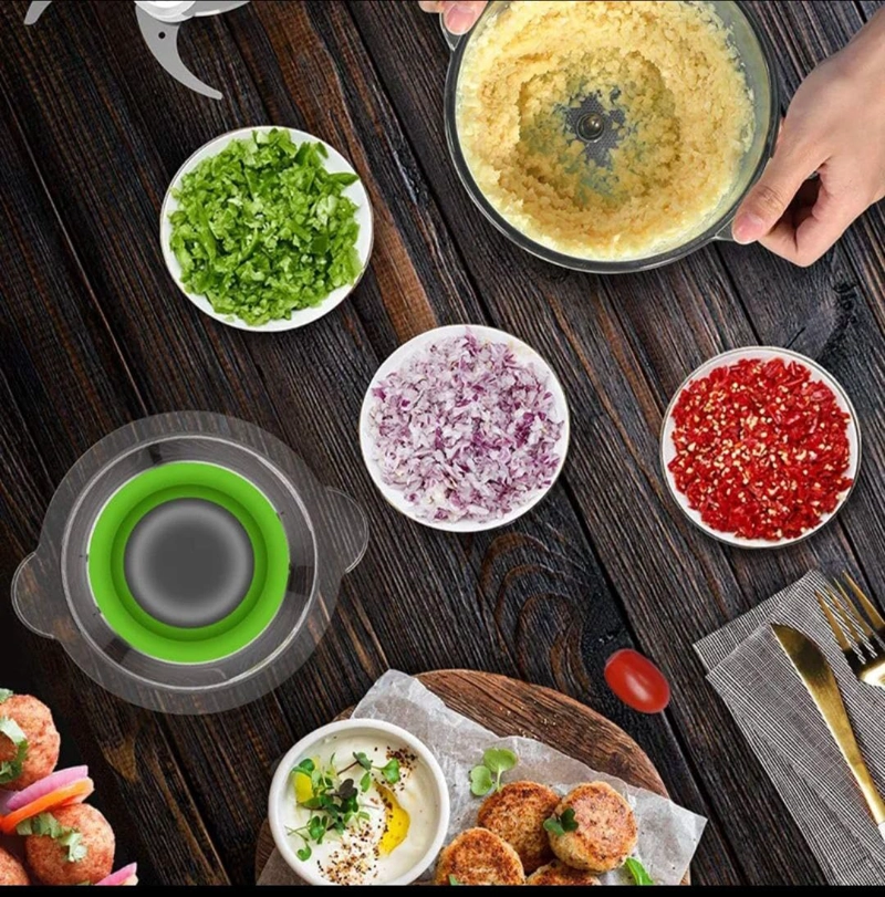 PICADORA NUEVO ALIMENTOS CUCHILLAS ACERO COCINA BOTÓN RONDON - 7