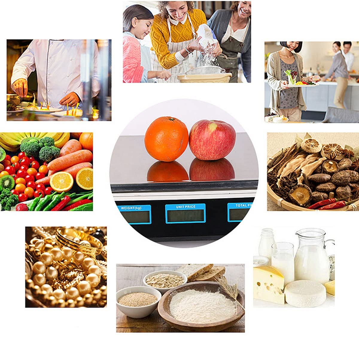 BÁSCULA COCINA DIGITAL ELECTRÓNICO PRECIO INFORMÁTICA RONDON - 4
