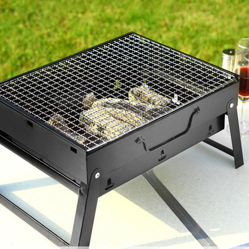PARRILLERA BARBACOA ESTUFA PORTÁTIL CARBÓN CAMPING RONDON - 1