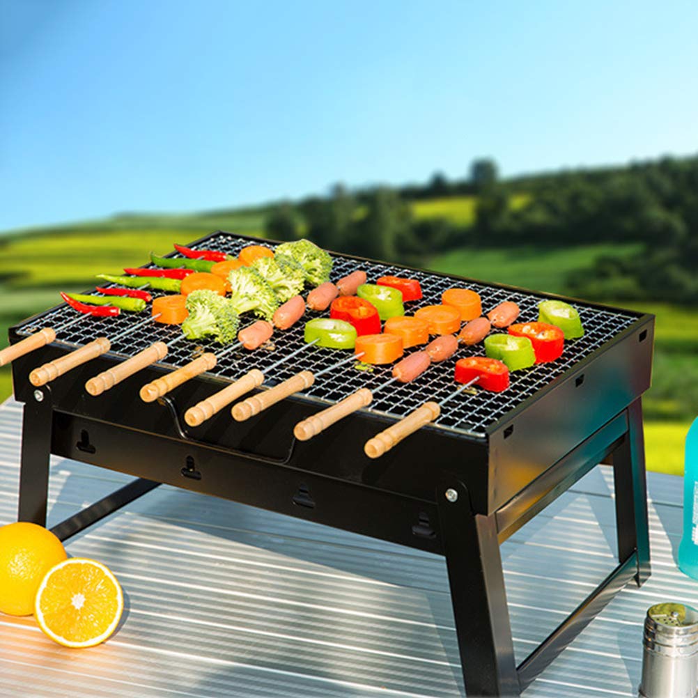 PARRILLERA BARBACOA ESTUFA PORTÁTIL CARBÓN CAMPING RONDON - 7