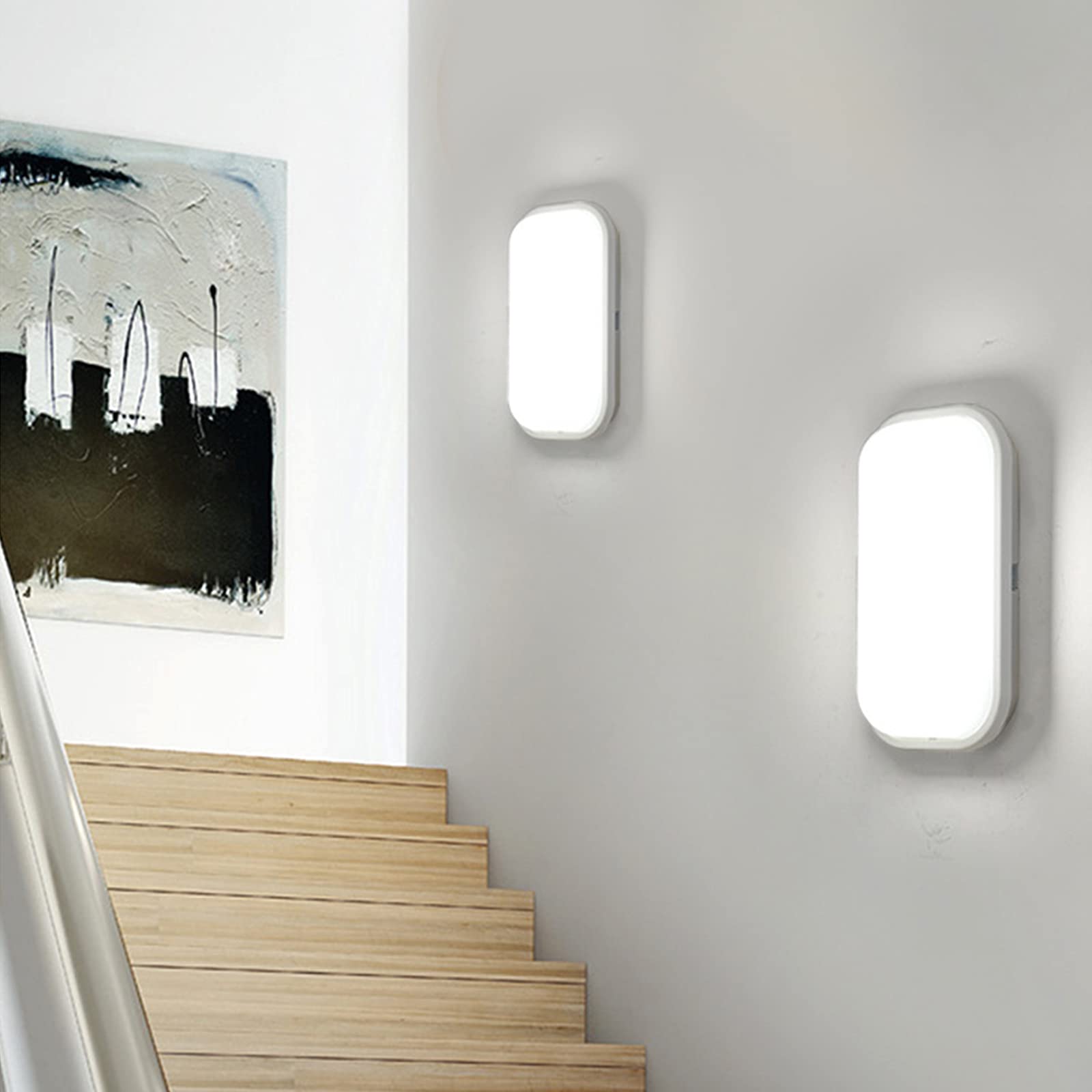 LÁMPARA LED PARED IMPERMEABLE BAÑO DORMITORIO HOGAR RONDON - 7