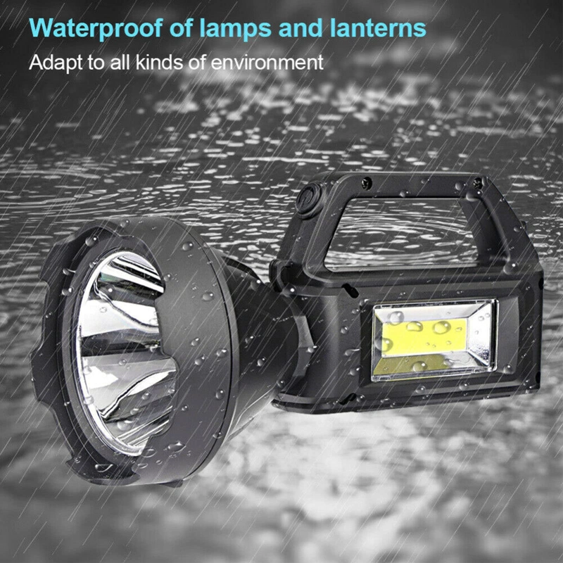 LINTERNA RECARGABLE LED USB SOLAR MANO CAMPING RONDON - 8