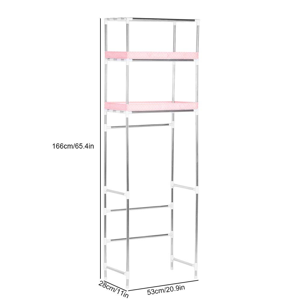 ESTANTE INODORO LAVADORA BAÑO ORGANIZADOR SOPORTE RONDON - 6