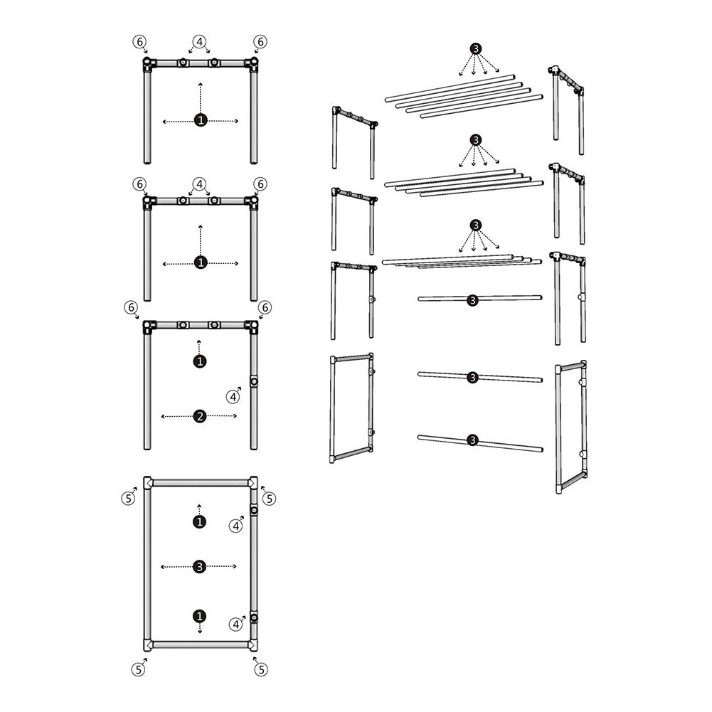 ESTANTE INODORO LAVADORA BAÑO ORGANIZADOR SOPORTE RONDON - 9