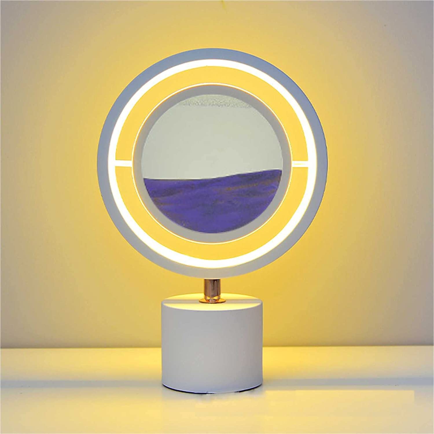 LÁMPARA MESA ARTE MÓVIL COLORES RELOJ HOGAR OFICINA RONDON - 1