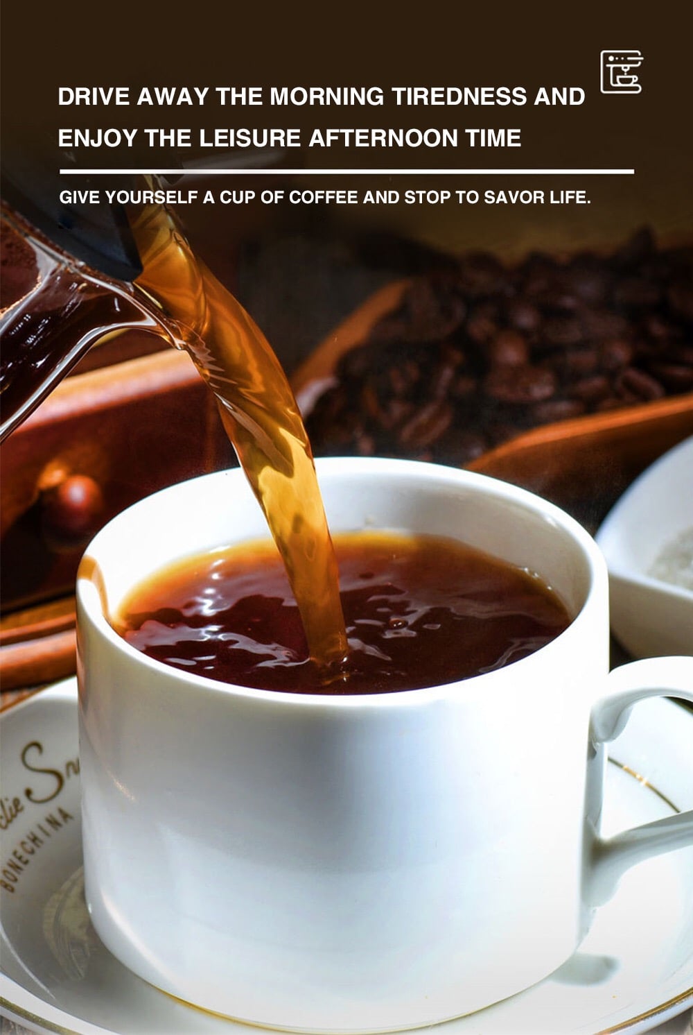 CAFETERA ELÉCTRICA PORTÁTIL HOGAR AUTOMÁTICA DOBLE RONDON - 4