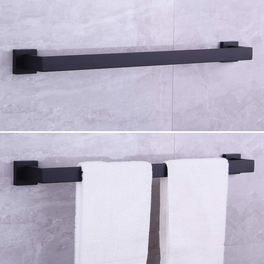 TOALLERO MANO BAÑO MONTAJE PARED TOALLA SOPORTE SECAR RONDON - 4