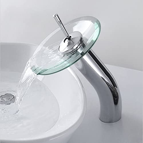 GRIFO LAVABO BAÑO MEZCLADOR AGUA CARCASA CIRCULAR RONDON - 7