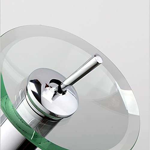 GRIFO LAVABO BAÑO MEZCLADOR AGUA CARCASA CIRCULAR RONDON - 8