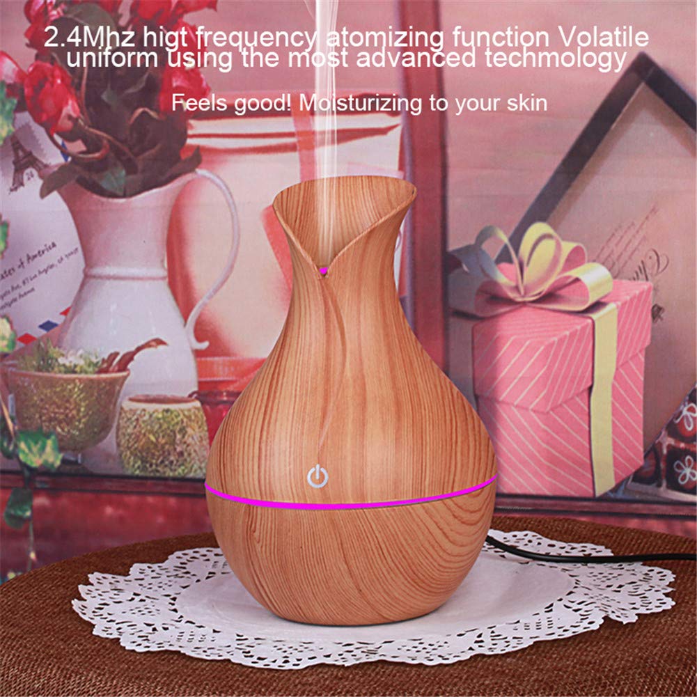 DIFUSOR AROMA HUMIDIFICADOR AROMATERAPIA COLORES LED RONDON - 7