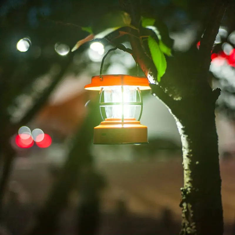 LINTERNA PORTÁTIL LUZ TIENDA CARGADA USB CAMPING RONDON - 9