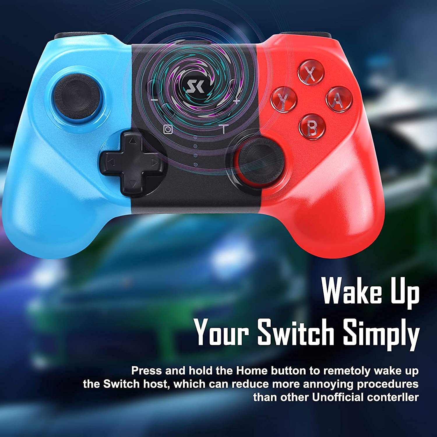 INALÁMBRICO CONTROL MANDO NINTENDO SWITCH GAMEPAD RONDON - 4