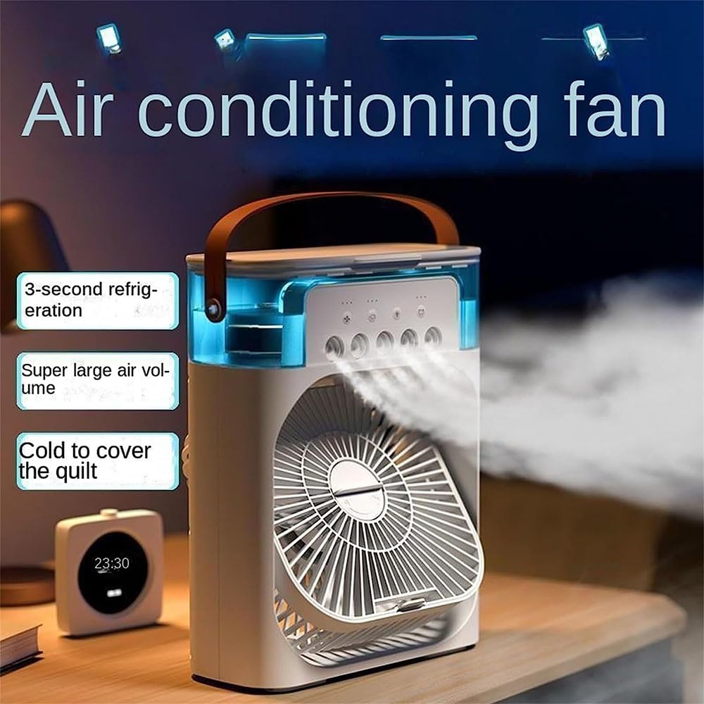 VENTILADOR ENFRIACION AIRE PORTATIL USB HABITACION RONDON - 7