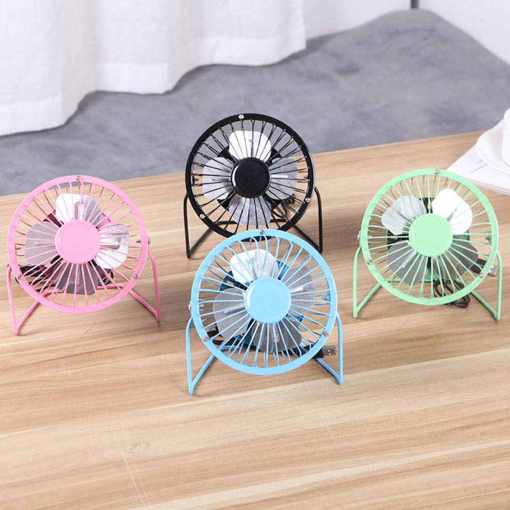 VENTILADOR SILENCIOSO GIRATORIO 360 USB VIAJES MESA RONDON - 9