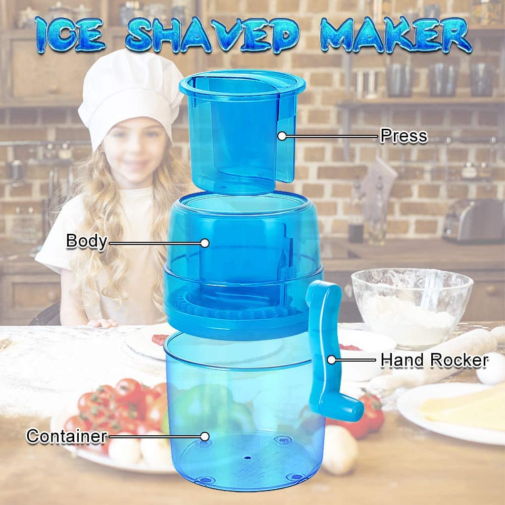 MAQUINAS HIELO NUEVO PICADOR TRITURADOR MANUAL GRANIZADO COCINA RONDON - 9