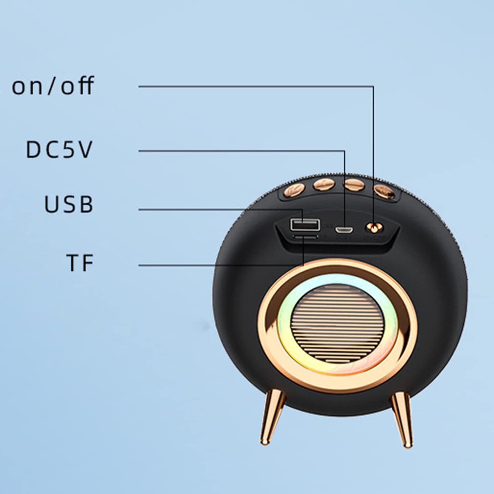 ALTAVOZ BLUETOOTH 10 SPEED PRESS INHALAMBRICO TRANSMISION VOLUMEN RONDON - 7
