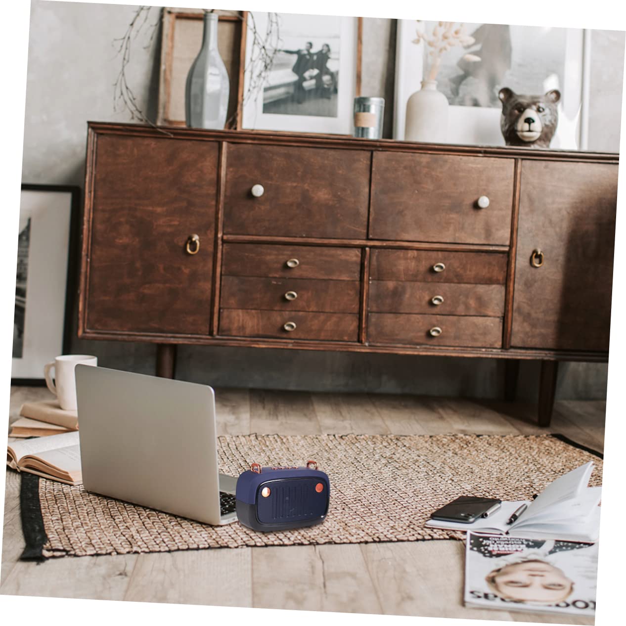ALTAVOZ BLUETOOTH 10 SPEED PRESS VINTAGE LIGERO TRANSPORTAR PORTÁTIL MUSICA RONDON - 2