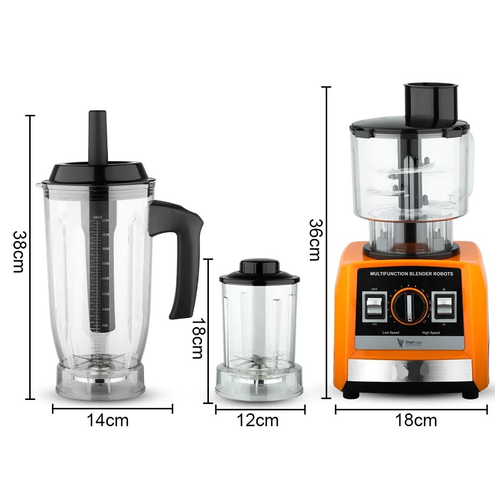 LICUADORA PROFESIONAL COCINA USO DOMÉSTICO VELOCIDAD RONDON - 2