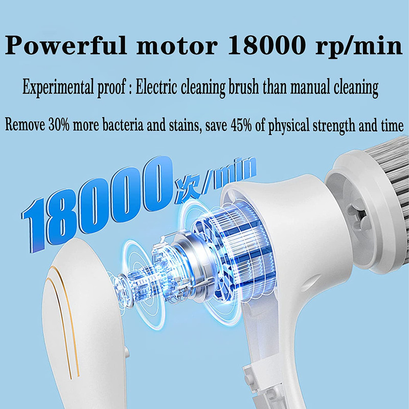 CEPILLO LIMPIADOR ELÉCTRICO INALÁMBRICO DEPURADOR RONDON - 7