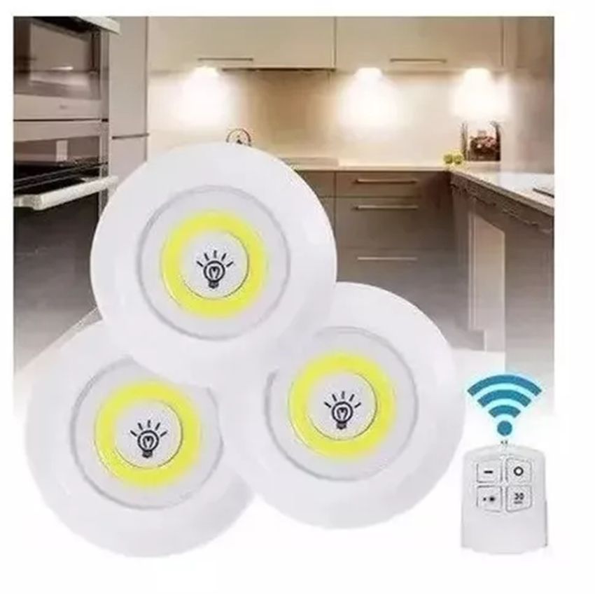 JUEGO AMPOLLETAS 115PLUS LUCES INALÁMBRICAS LED NOCHE CONTROL RONDON - 9