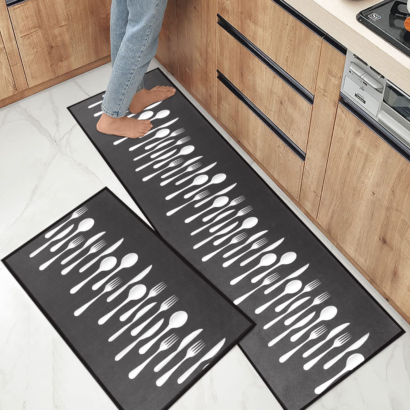 ALFOMBRAS 115PLUS NATURAL COCINA ANTIDESLIZANTES LAVABLES MULTIUSO RONDON - 8