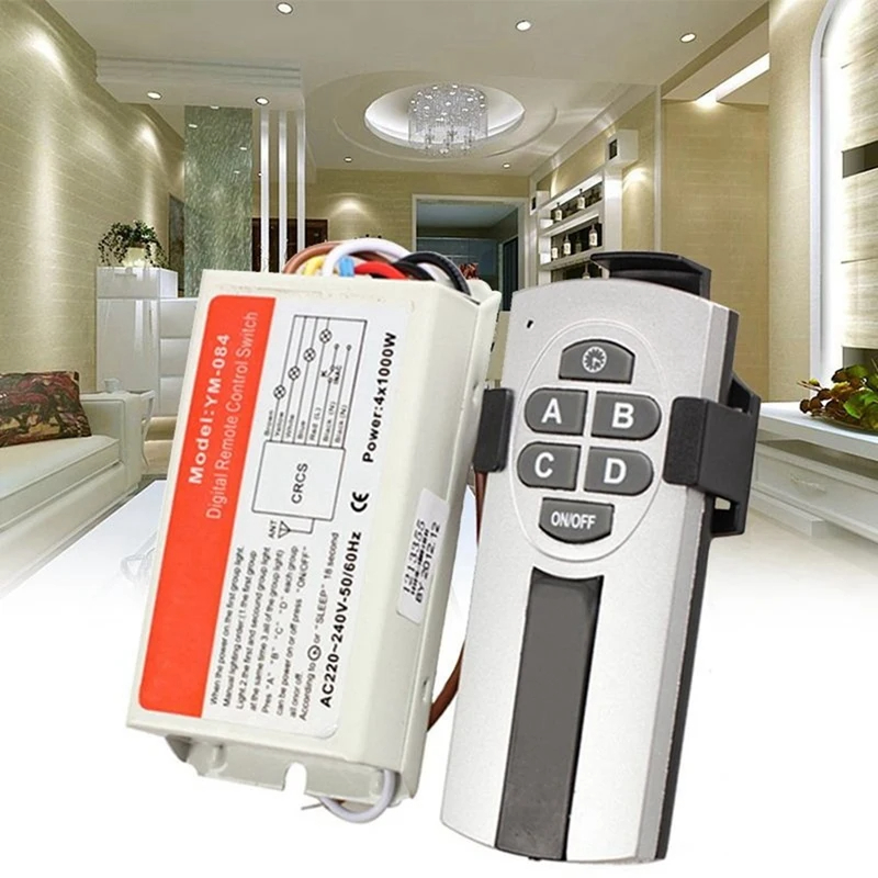 INTERRUPTOR INALÁMBRICO PARED 115PLUS NUEVO SWITCH CUATRO VÍAS RONDON - 6