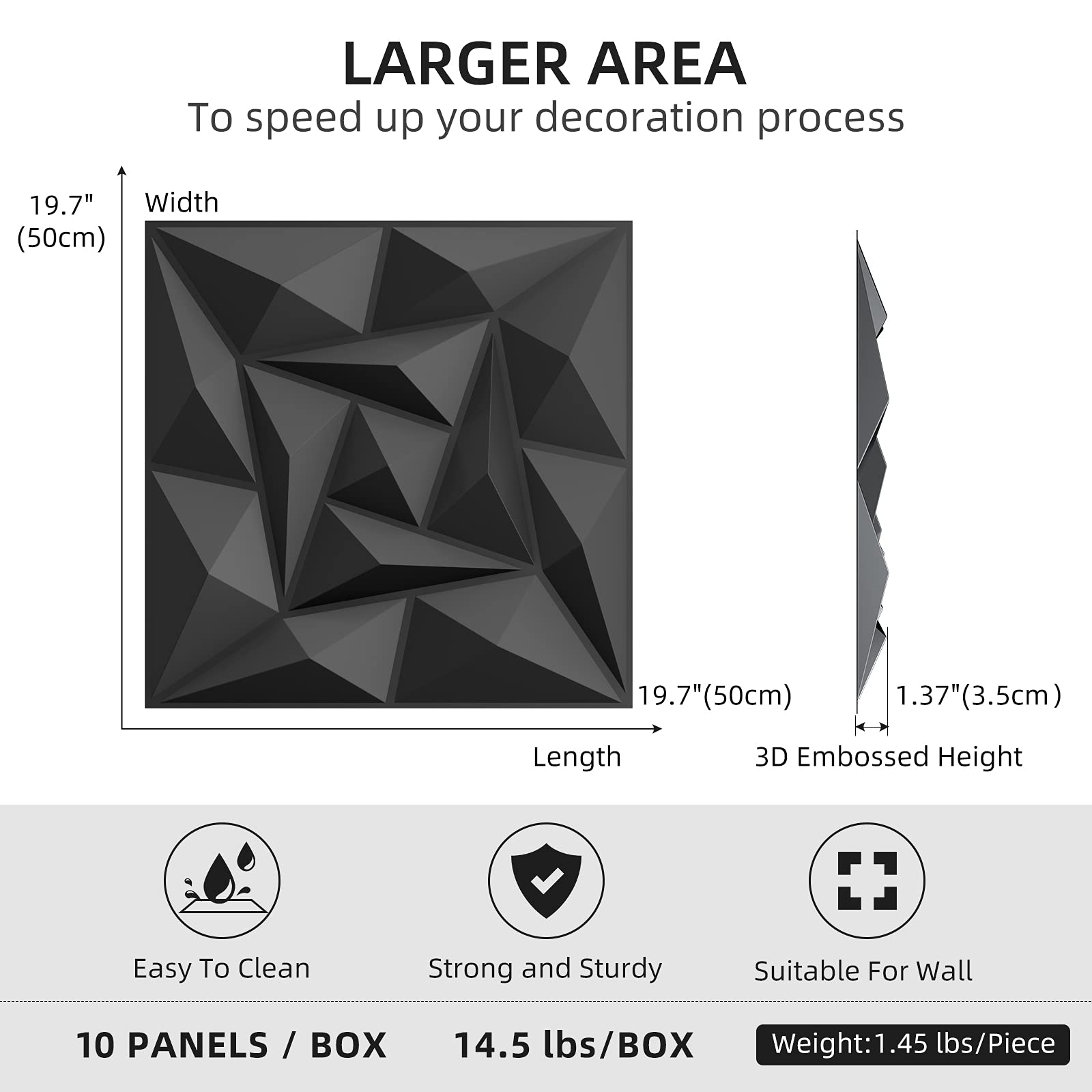 PANEL DE PARED 13PM NUEVO 3D DECORACIÓN INTERIOR FLORES DORMITORIO RONDON - 8