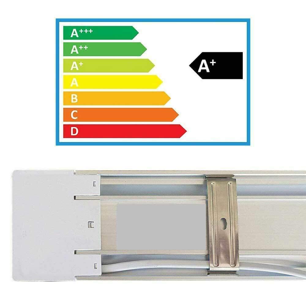 LÁMPARA TECHO TUBO LUZ LED OFICINA SALA BAÑO COCINA RONDON - 7