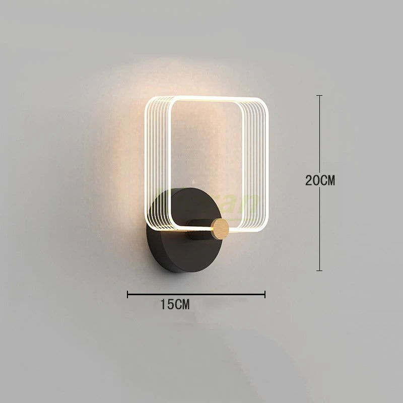 LÁMPARA PARED RECTANGULAR CANDELABRO ILUMINACIÓN LED RONDON - 6
