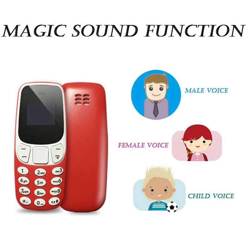 MINI TELÉFONO 1/4 DE LUZ & DISEÑO DOBLE SIM MARCACIÓN BLUETOOTH VOZ RONDON - 8