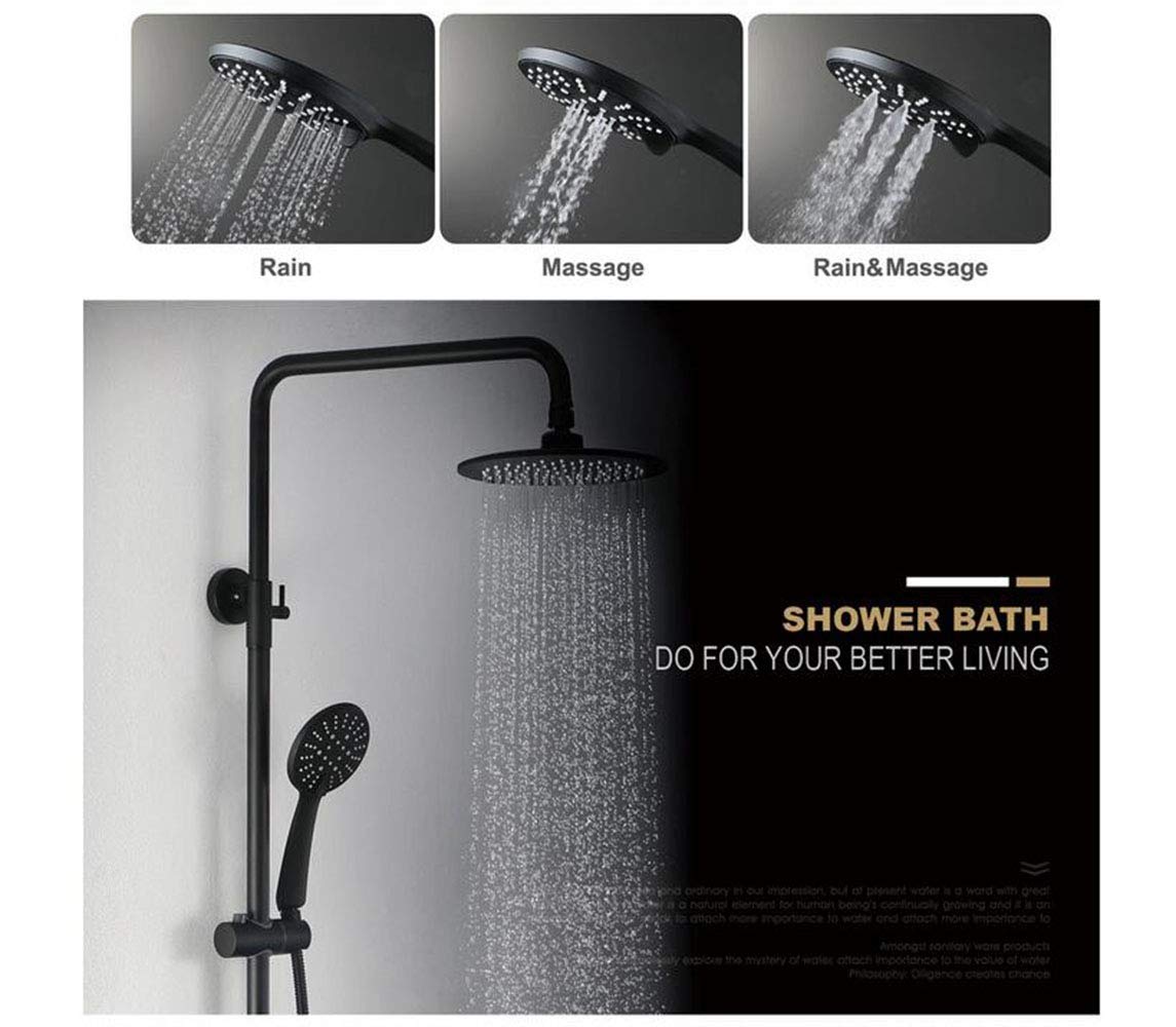 COLUMNA DUCHA 1/4 DE LUZ & DISEÑO NUEVO HOGAR BAÑO AGUA LLAVE EXCELENTE CALIDAD RONDON - 8