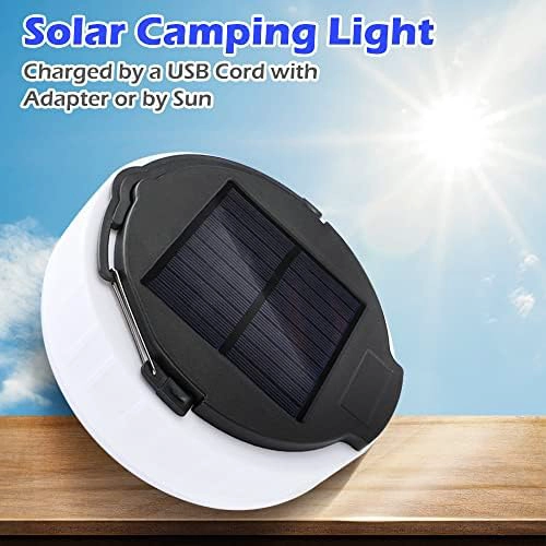 LÁMPARA LED 1/4 DE LUZ & DISEÑO NUEVO CAMPAMENTO SOLAR USB RECARGABLE PORTATIL RONDON - 1