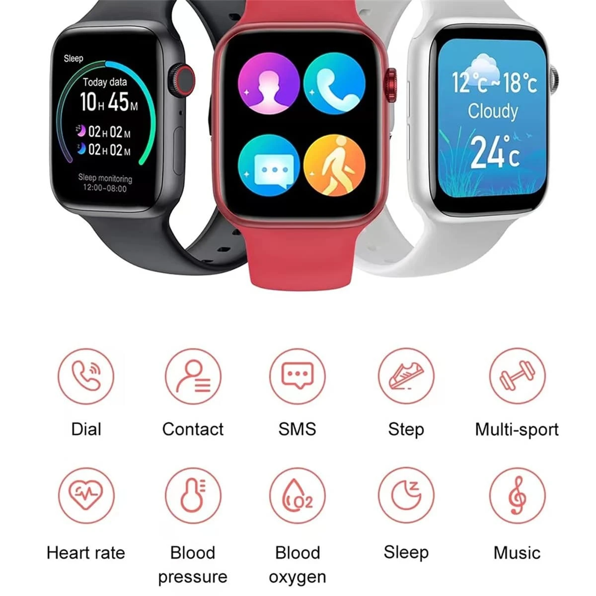 SMARTWATCH RONDON UNISEX DEPORTIVO BLUETOOTH LLAMADA - 2
