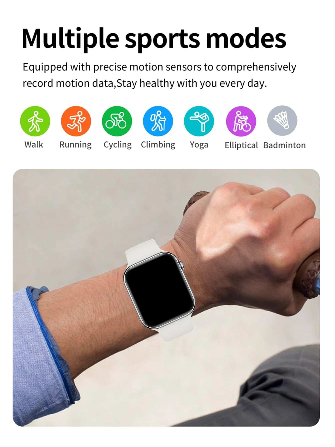 SMARTWATCH RONDON UNISEX PULSERA DEPORTIVA BLUETOOTH - 7