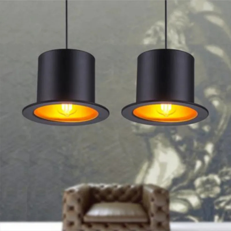 ILUMINACIÓN COLGANTE LÁMPARA METAL SOMBRERO CAFÉ RONDON - 3