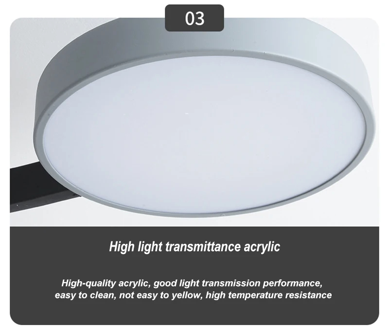 LÁMPARA TECHO NÓRDICA DORMITORIO SALA LED HOTEL RONDON - 8