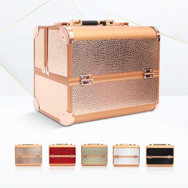 MALETÍN MAQUILLAJE ESTUCHE PORTÁTIL COSMÉTICOS DAMAS RONDON - 9
