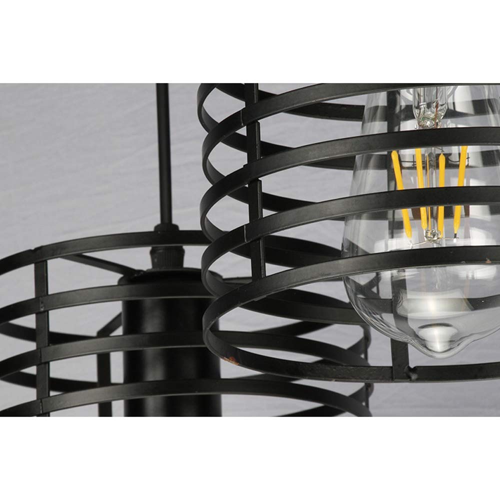 LÁMPARA ARAÑA TECHO LUZ RETRO INDUSTRIAL COLGANTE RONDON - 3