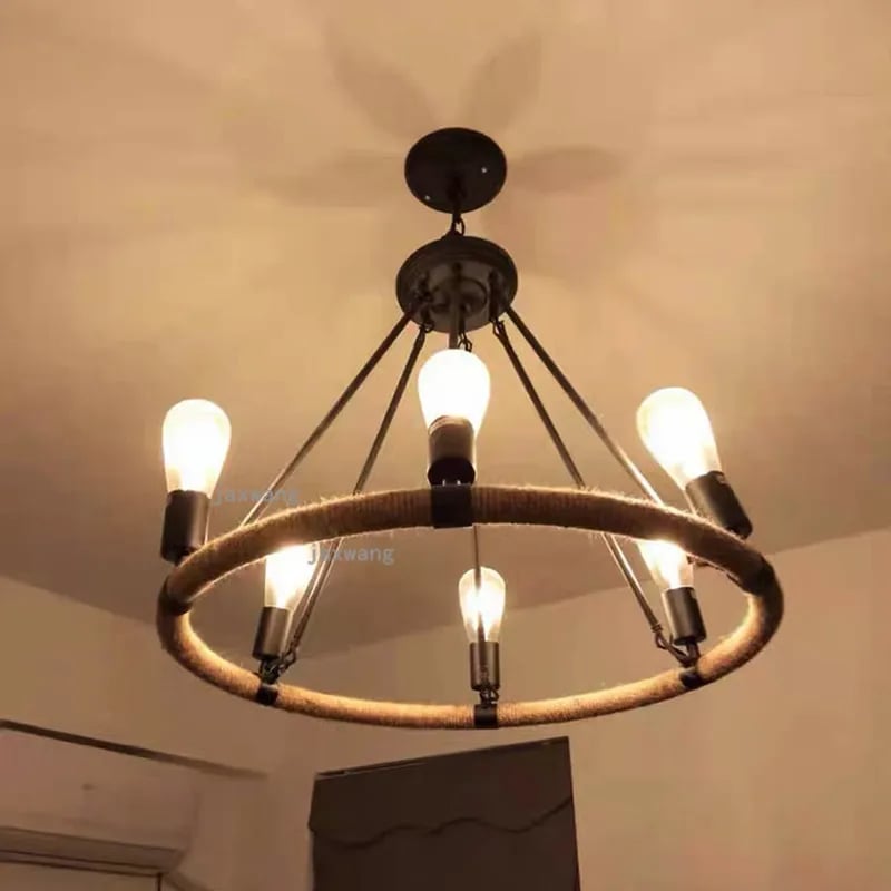 LÁMPARA COLGANTE TECHO ESTILO RETRO LOFT MODERNA RONDON - 2