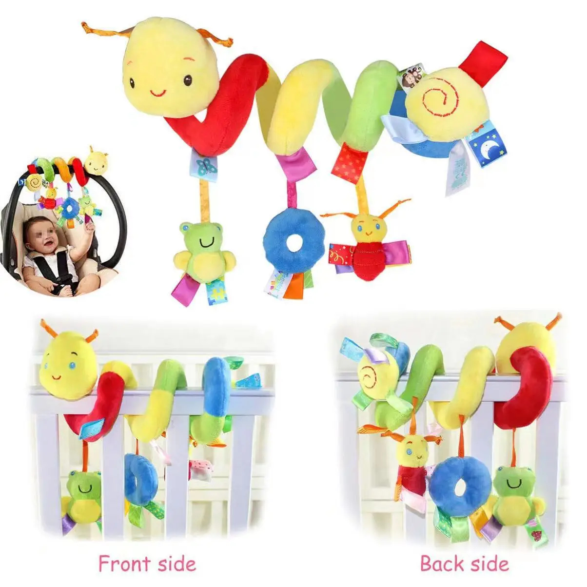 SONAJEROS BEBÉS PELUCHE KXLY MULTICOLOR JUGUETES EDUCATIVOS SONAJERO BEBE - 5